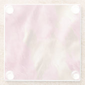 Dessous-de-verre En Verre Vachette Brown Western Pink Gold (Dos)