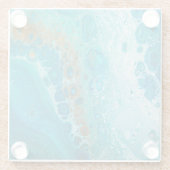 Dessous-de-verre En Verre Vague écrasante (Dos)