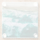 Dessous-de-verre En Verre Vagues (Dos)