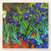Dessous-de-verre En Verre Van Gogh - Irises, (Devant)