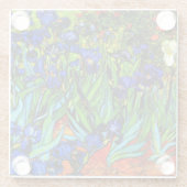 Dessous-de-verre En Verre Van Gogh - Irises, (Dos)