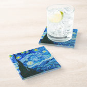 Dessous-de-verre En Verre Van Gogh Starry Night (Incliné)