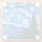 Dessous-de-verre En Verre Van Gogh Starry Night (Dos)