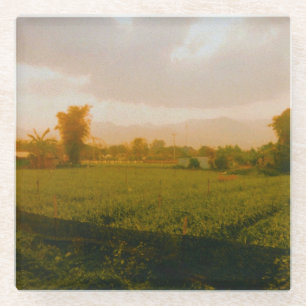 Dessous-de-verre En Verre Vang Vieng - Laos