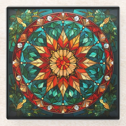 Dessous-de-verre En Verre Verre de Noël (Devant)