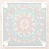 Dessous-de-verre En Verre Verre de Noël (Dos)