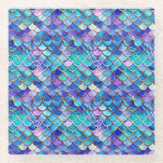 Dessous-de-verre En Verre Verre de sirène (Devant)