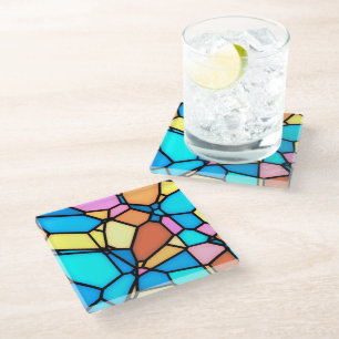 Dessous-de-verre En Verre Verre Stain Lite