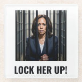 Dessous-de-verre En Verre Verrouiller Kamala (Devant)