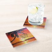 Dessous-de-verre En Verre verset biblique, Philippiens 4:13 (Incliné)