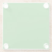 Dessous-de-verre En Verre Vert (Dos)