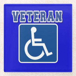 Dessous-de-verre En Verre Vétérinaire handicapé handicapé