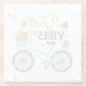 Dessous-de-verre En Verre Vibes Automatiques À Vélo (Dos)