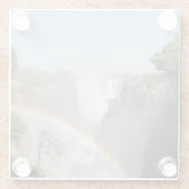 Dessous-de-verre En Verre Victoria Falls Rainbow (Dos)