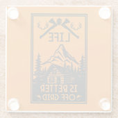 DESSOUS-DE-VERRE EN VERRE VIE HORS GRILLE (Dos)