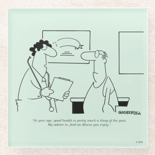 Dessous-de-verre En Verre Vieillir (Devant)