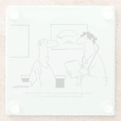 Dessous-de-verre En Verre Vieillir (Dos)