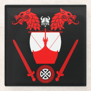 Dessous-de-verre En Verre Viking danois