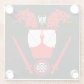 Dessous-de-verre En Verre Viking danois (Dos)