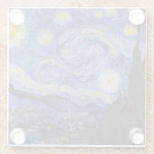 Dessous-de-verre En Verre Vincent Van Gogh - La nuit étoilée (Dos)