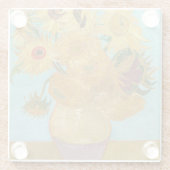 Dessous-de-verre En Verre Vincent Van Gogh - Vase avec douze tournesols (Dos)