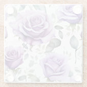 Dessous-de-verre En Verre Violet rose (Dos)