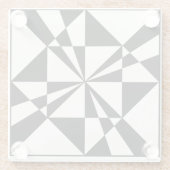 Dessous-de-verre En Verre Visual Pull | Modern (Dos)