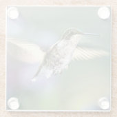 Dessous-de-verre En Verre Vol de colibri (Dos)