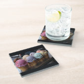 Dessous-de-verre En Verre Vol de glace (Incliné)