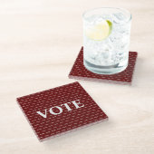 Dessous-de-verre En Verre Vote (Incliné)