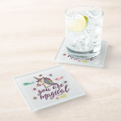 Dessous-de-verre En Verre Vous êtes magiques (Incliné)