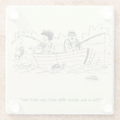 Dessous-de-verre En Verre Voyage de pêche (Dos)