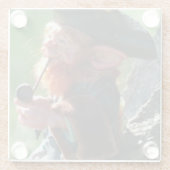 Dessous-de-verre En Verre vrai lutin (Dos)