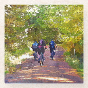 DESSOUS-DE-VERRE EN VERRE VTT