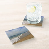 Dessous-de-verre En Verre Vue depuis le Wedge, Newport Beach, Californie (Incliné)