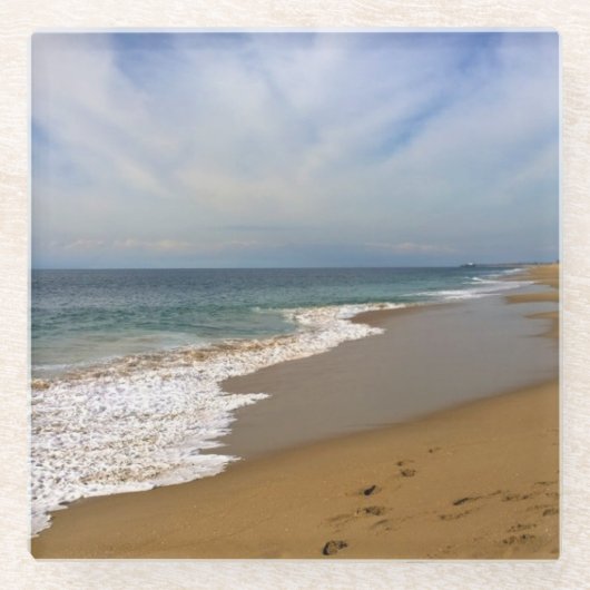 Dessous-de-verre En Verre Vue depuis le Wedge, Newport Beach, Californie (Devant)
