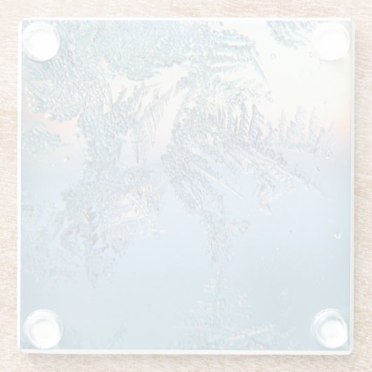 Dessous-de-verre En Verre Vue figée (Dos)