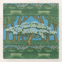 Walter Crane Papier peint vintage forêt arbre de m