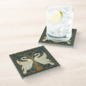 Dessous-de-verre En Verre Walter Crane Swan (Incliné)