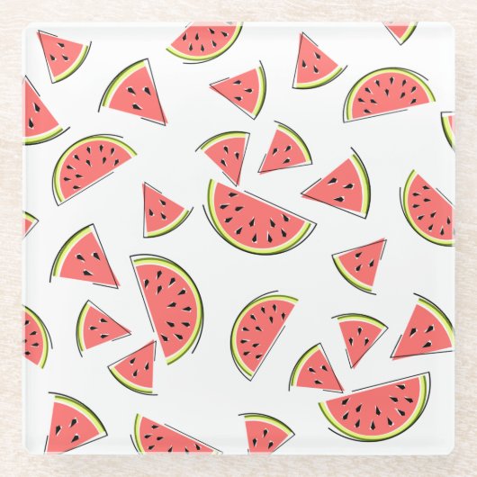 Dessous-de-verre En Verre Watermelon Multi 2 (Devant)