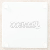 DESSOUS-DE-VERRE EN VERRE WEEBOO (Dos)