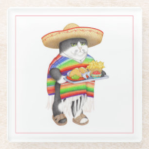 Dessous-de-verre En Verre WENDELITO Verre Beverage Coaster