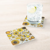 Dessous-de-verre En Verre Wild Cluster of dots Coaster (Incliné)