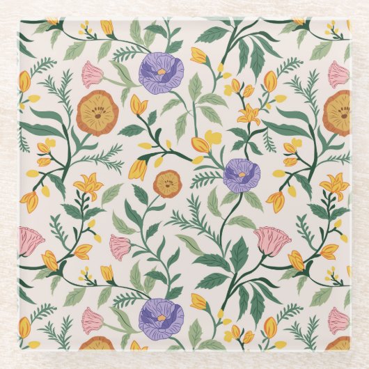 Dessous-de-verre En Verre Wildflowers (Devant)