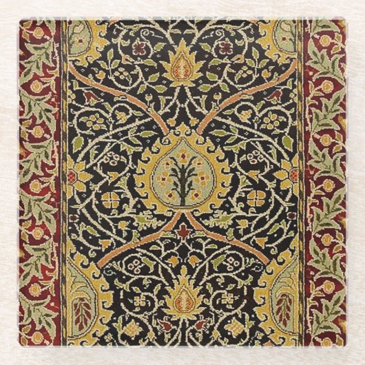 Dessous-de-verre En Verre William Morris Classique Tapis Art Design d'impres (Devant)