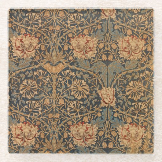 Dessous-de-verre En Verre William Morris Honeysuckle Rich Wallpaper (Devant)
