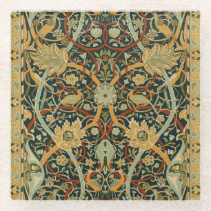 Dessous-de-verre En Verre William Morris Perse Art oriental de la moquette