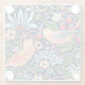 Dessous-de-verre En Verre William Morris Strawberry Thief (Dos)