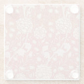 Dessous-de-verre En Verre William Morris Wild Tulip Classique Conception Vic (Dos)
