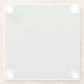 Dessous-de-verre En Verre William Morris Willow Flower Classic (Dos)